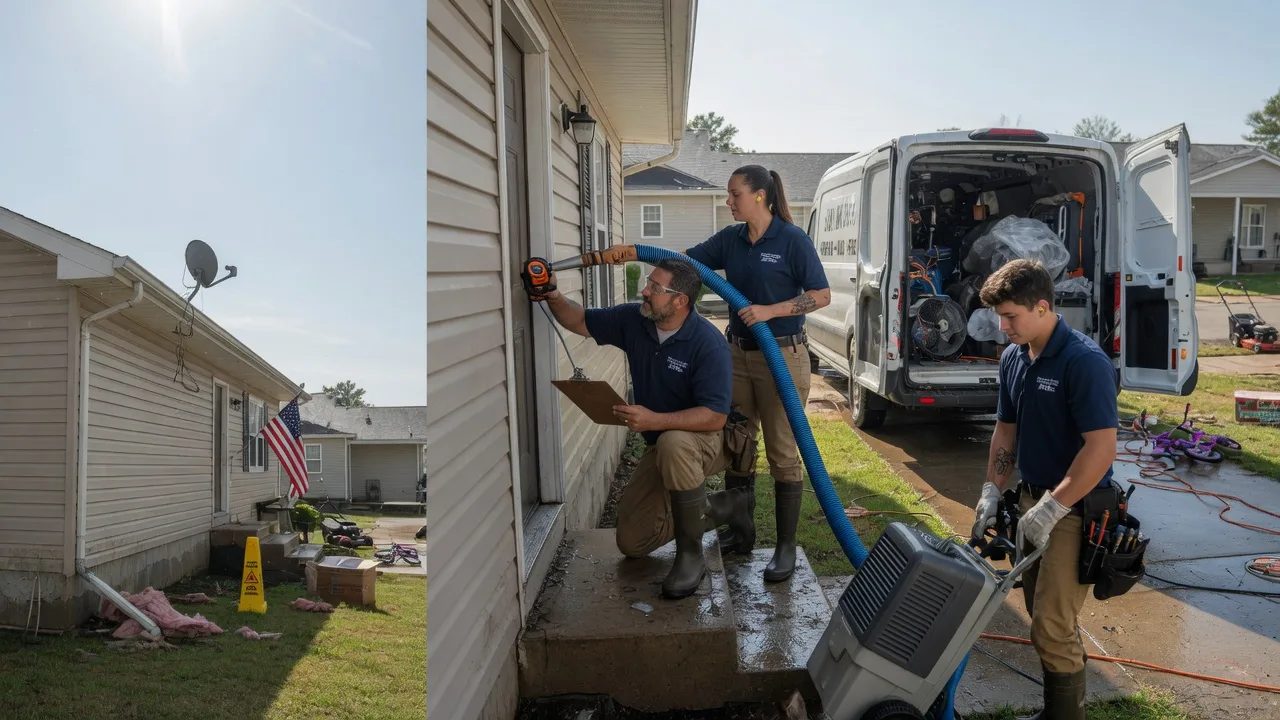 Ceiling Water Damage Restoration in Meridian, NY near me